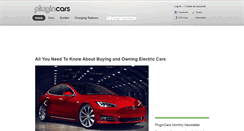 Desktop Screenshot of plugincars.com